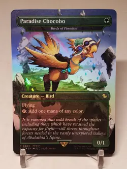 Paradise Chocobo - Birds of Paradise (Borderless) Commander: Final Fantasy Foil - Image 1