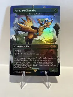 Paradise Chocobo - Birds of Paradise Borderless Commander: Final Fantasy Foil NM - Image 1