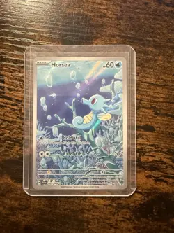 Horsea 067/064 Pokemon TCG Shrouded Fable Holo Illustration Rare Card Near Mint - Image 1