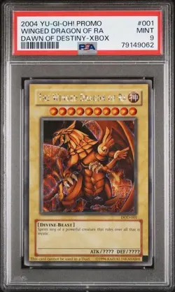The Winged Dragon of Ra DOD-001 Dawn of Destiny Xbox Limited Edition PSA 9 - Image 1