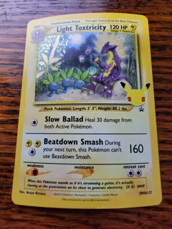 NM Light Toxtricity SWSH137 SWSH: Sword & Shield Promo Cards Holo - Image 1