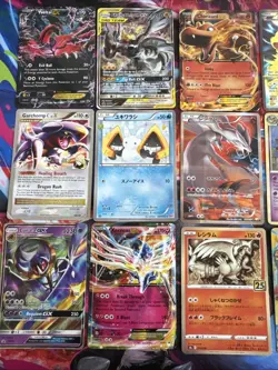 Vintage Pokemon Card Lot Of 19 Holo Etc MP-Damaged Tag Team Sun Moon Pikachu - Image 2