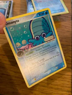 NEAR MINT! Omanyte (60/92) Stamped Reverse Holo EX Legend Maker Pokemon Card! - Image 4