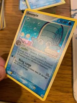 NEAR MINT! Omanyte (60/92) Stamped Reverse Holo EX Legend Maker Pokemon Card! - Image 5