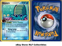 2006 Pokemon, EX Legend Maker, #60/92 Omanyte, Common - Image 1