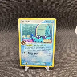 2006 Pokemon EX Legend Maker Omanyte Reverse Holo #60/92 *see pics* - Image 1