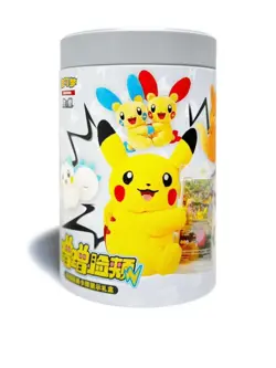 Pokemon TCG Chinese SC Nuzzle Cheeks Plush Toy Card Display Gift Box Sealed - Image 1