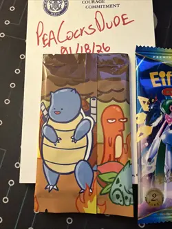 Pookiemoot & Free Eid Baby Non-Pokemon Card Packs Lot SEALED FAN-Made - Image 4