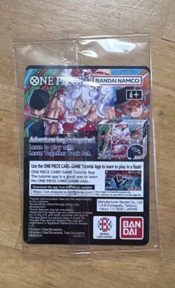 One Piece Monkey.D.Luffy College Basketball US Voyage Promo Card Sealed - Image 2