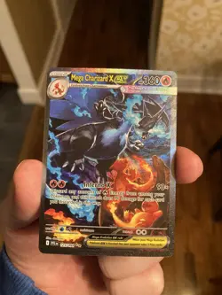 Mega Charizard X ex 125/094 SIR ME02: Phantasmal Flames Pokemon Card TCG CCG - Image 3