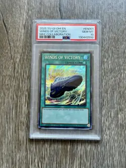 YU-GI-OH X Nike Promo Card Winds Of Victory Air Max 95 Spell Card PSA 10 - Image 1