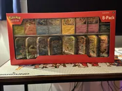 Pokemon TCG Prismatic Evolutions Costco 8 Mini-Tin Bundle w/ Promo Cards NEW - Image 1
