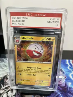 ELECTRODE #101/165 RARE FOIL Pokemon 2023 Card GRADED 10 MINT TCG CCG - Image 1