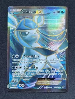 Glaceon EX 116/124 Fates Collide Full Art LP Pokemon Card - Image 1
