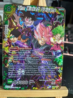 The Wicked Saiyans BT15-153 SCR NM Dragonball Super Card 2 - Image 1