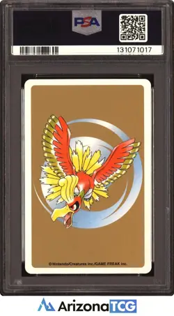 Pokemon 2000 Murkrow #198A 10 Of Spades Gold Playing Card Japanese PSA 10 - Image 2