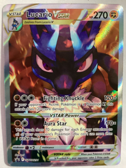 Pokemon TCG Lucario VSTAR SWSH291 Crown Zenith Promo Card Holo NmMt !!! - Image 1