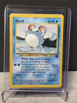 Pokemon Card - Marill #29 WoTC Black Star Promo - Image 1