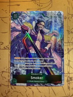 One Piece Card Game Royal Blood Smoker SR OP10-030 ALT ART Parallel English TCG - Image 1