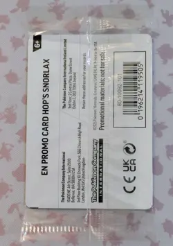 Pokemon TCG Hop's Snorlax Stamped Promo Card 117/159 GameStop Exclusive - Image 2