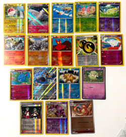 Pokemon TCG Holo + Reverse Holo Card Lot - Various Sets - 17 Cards - Image 1