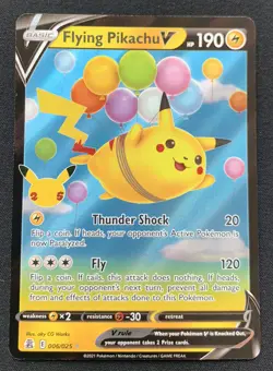 Flying Pikachu V 006/025 Celebrations Ultra Rare Holo Pokemon TCG Card NM - Image 1