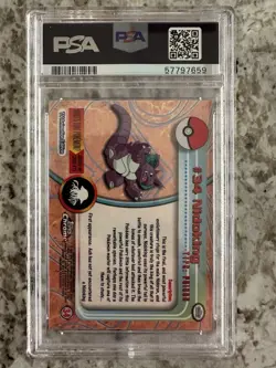 Nidoking PSA 9 MINT SPECTRA Chrome - 2000 Topps Chrome Series 1 #34 Pokemon Card - Image 3
