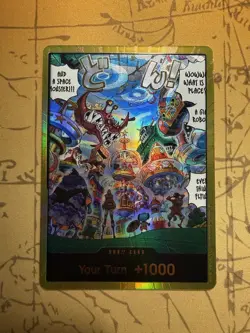 One Piece English - Don!! Card - Egghead Gold DON - OP14 - NM - Image 1