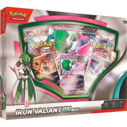 Pokemon TCG Iron Valiant ex Card Box 4 Booster Packs - New / Sealed - Gardevoir - Image 1
