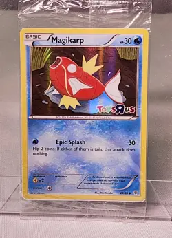 2016 Pokemon Toys R Us Magikarp 22/83 Holo Foil Trading Card Stamped SEALED - Image 1