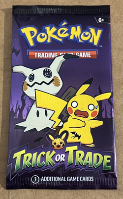 Pokemon Trading Cards Unopened Pack “Trick Or Trade” 3 Cards Pokemon - Image 1