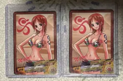 (2x) One Piece - OP770 Nami No.02-09 Japanese One Piece AR Carddass Card 2011 - Image 1