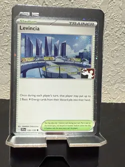 Pokemon Prize Pack 7 Journey Together Cosmo Holo Card Levincia 150/159 NM - Image 1