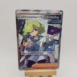 Pokemon Cyphermaniac's Codebreaking Card 198/162 English, Temporal Forces - Image 1