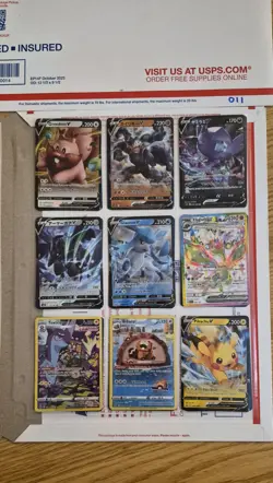 pokemon card binder collection lot english 54 Cards ex,v,full art,reverse. #011 - Image 1