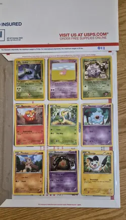 pokemon card binder collection lot english 54 Cards ex,v,full art,reverse. #011 - Image 3