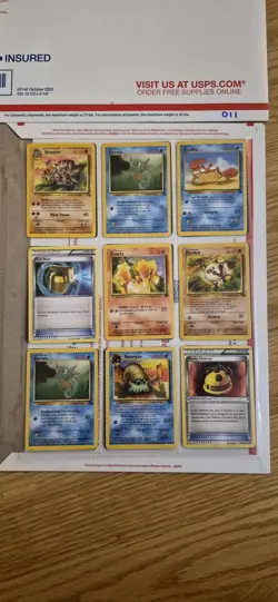 pokemon card binder collection lot english 54 Cards ex,v,full art,reverse. #011 - Image 5