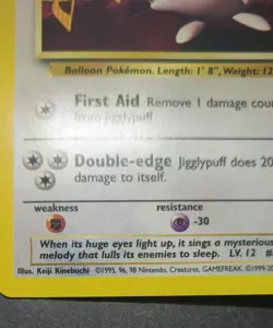 WOTC Black Star Promotional Pokemon Card: Jigglypuff #7 - Image 5