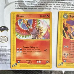 Pokemon SEALED Scan-tastic Spectacular Ho-oh & Rapidash e-Reader Promo Card 2002 - Image 2