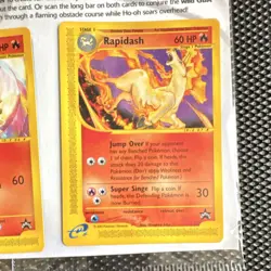 Pokemon SEALED Scan-tastic Spectacular Ho-oh & Rapidash e-Reader Promo Card 2002 - Image 3