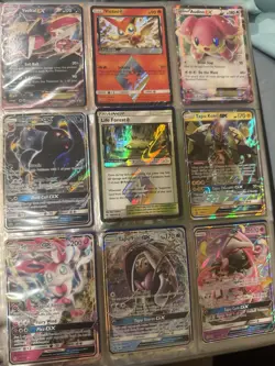 Huge Pokemon Binder Collection - EX GX Full Arts Gold Cards LOT - Image 5