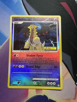 2008 Pokemon TCG Legends Awakened Giratina Reverse Holo STAMPED Card 4/146 MP - Image 1