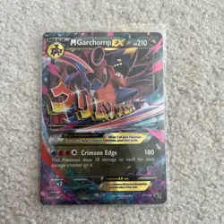 Pokemon TCG M Garchomp EX Promo Card XY168 - Image 1