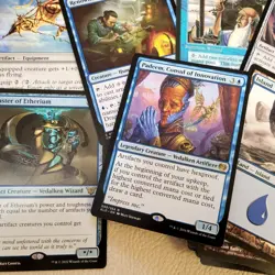 Custom COMMANDER DECK 100 English MTG Cards. **Padeem Mono BLUE ARTIFACTS* - Image 1