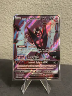 Pokemon Dawn Wings Necrozma GX 143/156 Full Art SM Ultra Prism Holo Card NM - Image 1