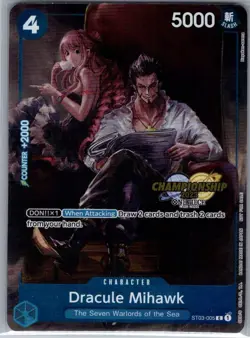 Dracule Mihawk (CS 2023 Celebration Pack) ST03-005 - One Piece Card - NM - Image 1