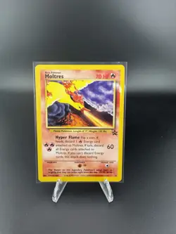 Pokemon TCG Moltres 21 Black Star Promo Card 2000 Movie Promo - NM/M - Image 1