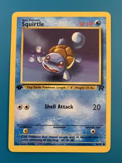 1st Edition Squirtle 68/82 Team Rocket Set Rare Vintage Pokemon Card - NM - Image 1