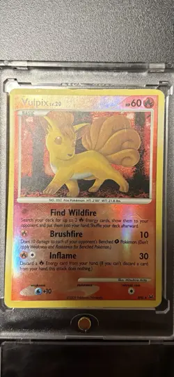 Vulpix (Shiny) SH6 Reverse Holo Platinum 2009 Pokemon Card - Image 1