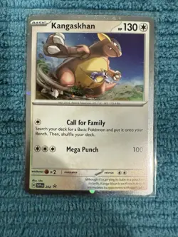 Pokemon Destined Rivals Kangaskhan Black Star Promo Card 202 SVP - Image 1